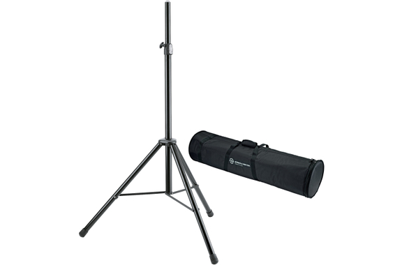 K&M 21436 Speaker Stand Aluminum Set image 1