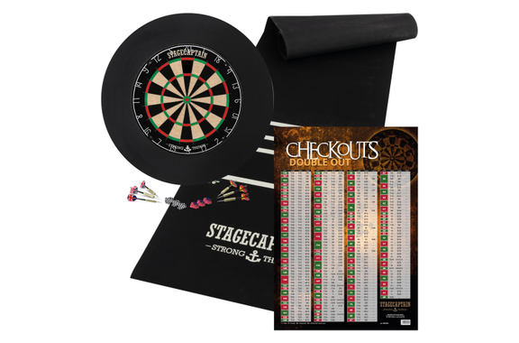 Stagecaptain DBS-1715 BullsEye Pro Dartscheibe Home Set image 1