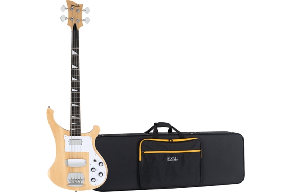Rocktile Pro RB-400N Lumberjack E-Bass naturel Set avec housse souple image 1