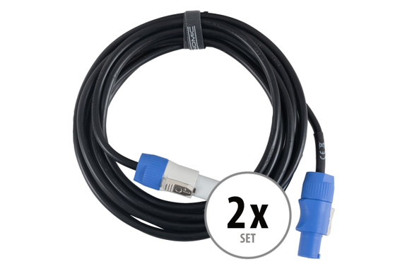 Pronomic Power Twist 5 Power Cable 5m 2x Set image 1