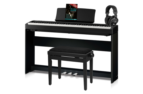 Kawai ES 120 B Digital Piano Schwarz Home Set image 1