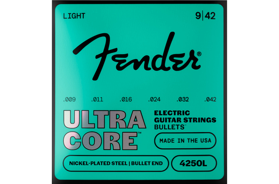 Fender UltraCore 4250L Nickel Plated Cordes Pour Guitare Électrique 009-042 image 1