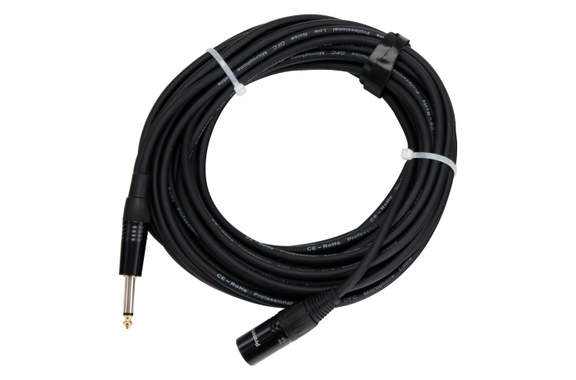 Pronomic Stage JMXM-10 Câble Audio Mono Jack/XLR 10m Noir image 1