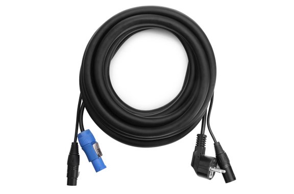 Pronomic Stage EUPPD-5 Câble Hybride Euro/PowP/DMX Compatible Schuko/Powercon + DMX 3 broches, 5m image 1