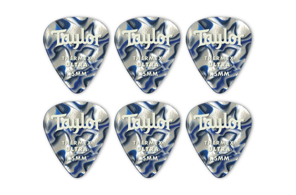 Taylor Thermex Pack De 6 UltraPicks Blue Swirl 1,50 Premium 351 image 1