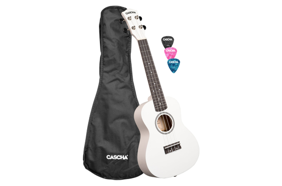 Cascha Konzert Ukulele Linde Weiß  - Retoure (Zustand: sehr gut) image 1