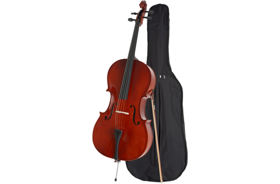 Classic Cantabile CP-100 4/4 Cello Set Natur image 1