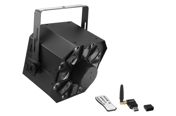 Eurolite LED FE-1750 Hybrid Laserflower QuickDMX Set image 1