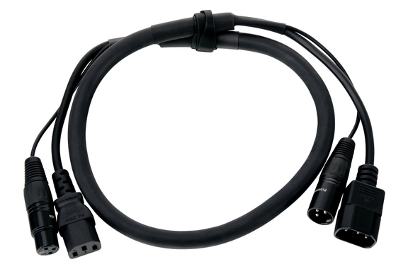Pronomic Stage IECD-1 DMX Hybrid Cable C/DMX 1m image 1