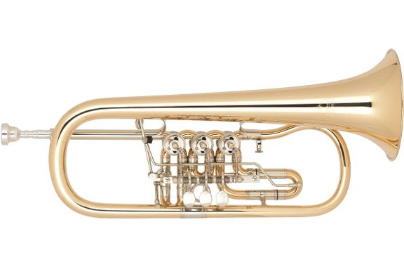 Miraphone 25 Bb-Flügelhorn mit Trigger, lackiert image 1