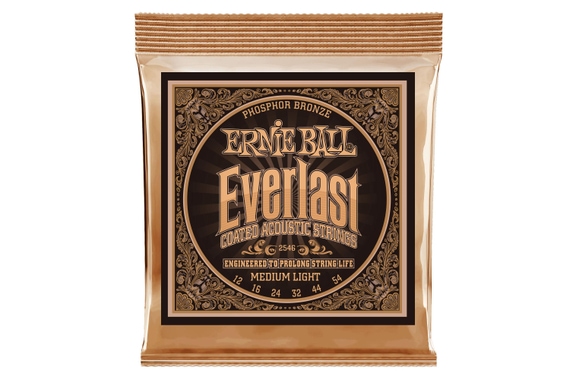 Ernie Ball 2546 Everlast Coated Phosphor Bronze Medium Light image 1