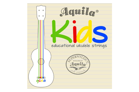 Cordes Ukulélé Multi Couleurs Aquila 138U Kids image 1