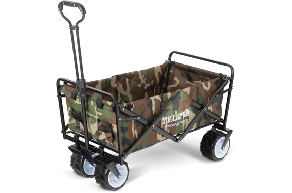 Stagecaptain BW-907 CA Bollycart Bollerwagen ohne Dach Camouflage image 1