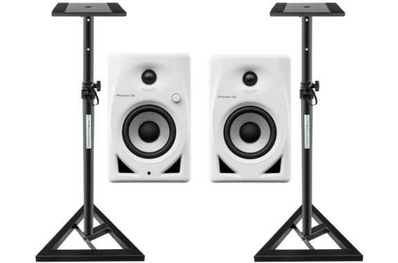 Pioneer DJ DM-40D Bianco Coppia Set image 1