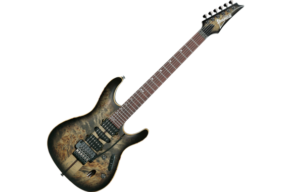 Ibanez S1070PBZ-CKB Charcoal Black Burst  - Retoure (Zustand: sehr gut) image 1