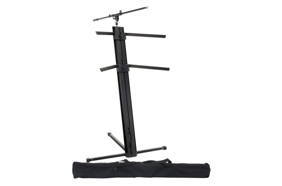 Classic Cantabile Support Clavier KS-100 Noir avec Microperche et Housse de Transport image 1