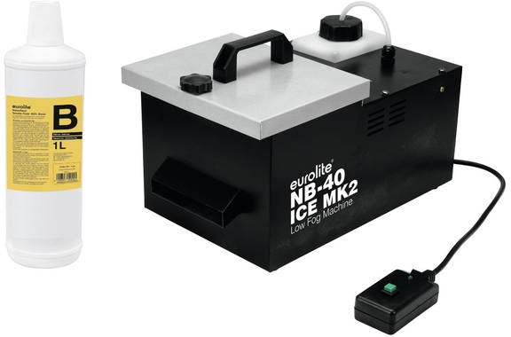 Eurolite NB-40MK2 ICE Bodennevelaar Set met 1l Fluid image 1