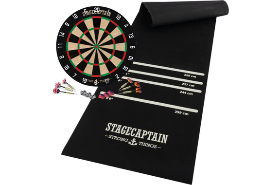 Stagecaptain DBS-1715C BullsEye Champion Dartscheibe Matte Set image 1