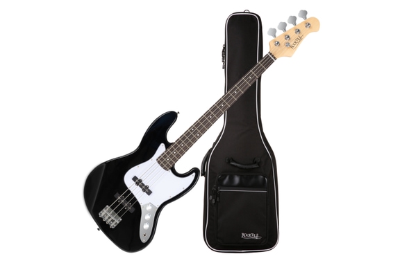 Rocktile Fatboy II BK Electric Bass Black Set incl. Gigbag image 1