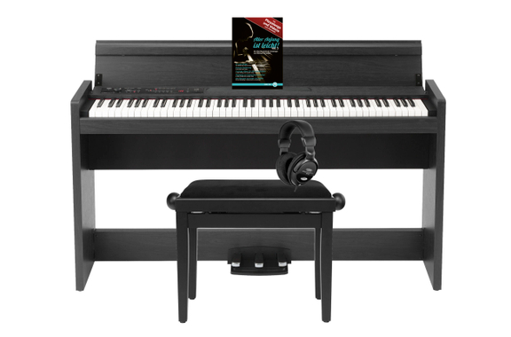Korg LP-380U RWBK Digitalpiano Rozenhout/Zwart Home Set image 1