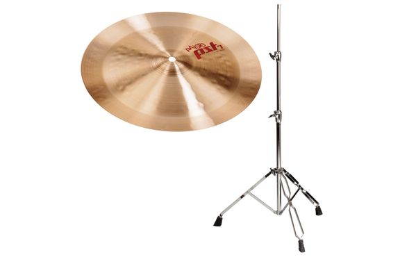 Paiste PST 7 14" China + Ensemble Support De Cymbales image 1