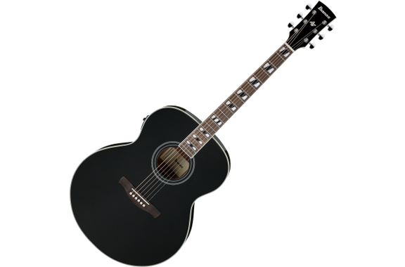 Ibanez AJ70M1E-BK Black High Gloss image 1