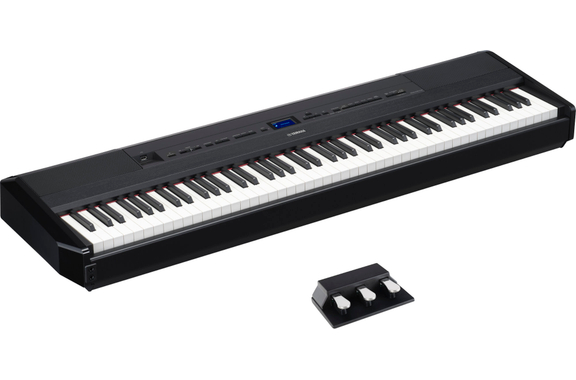 Yamaha P-525B Stage Piano Schwarz Pedal Set image 1