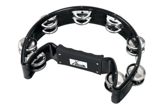 XDrum TM-1 Hand Tambourijn Zwart image 1