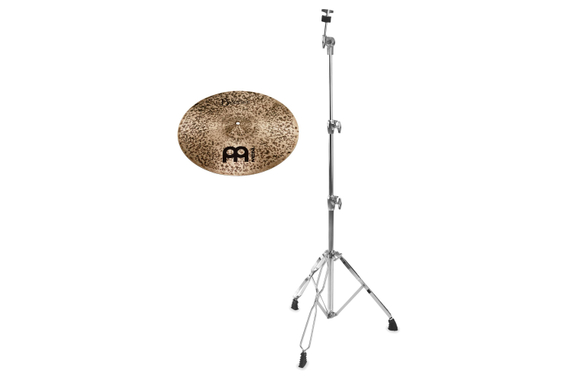 Set Crash Meinl Byzance Dark De 16" Incl. Soporte Recto Para Platillos image 1