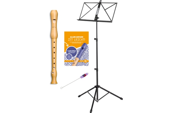 Mollenhauer Blockflöte 1042 Student Barock Birne Natur Set image 1