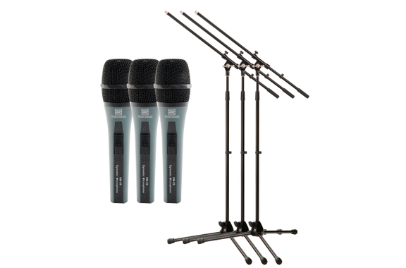 Pronomic DM-59 Microfono con Interruttore 3 x Starter Set image 1