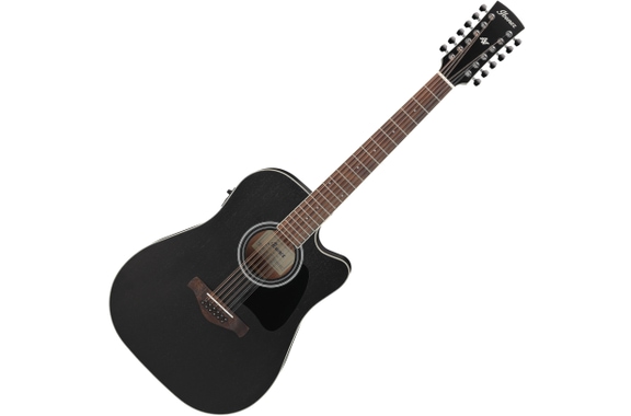 Ibanez AW8412CE-WK Weathered Black image 1