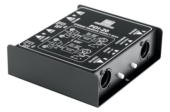 Pronomic PDI-20 passive Stereo-DI-Box image 1