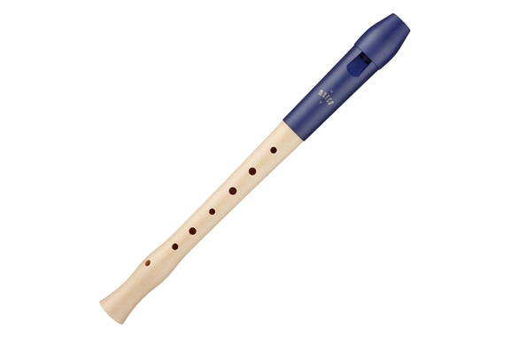 Moeck Blockflöte 1024 Flauto 1 Plus Barock Blau image 1