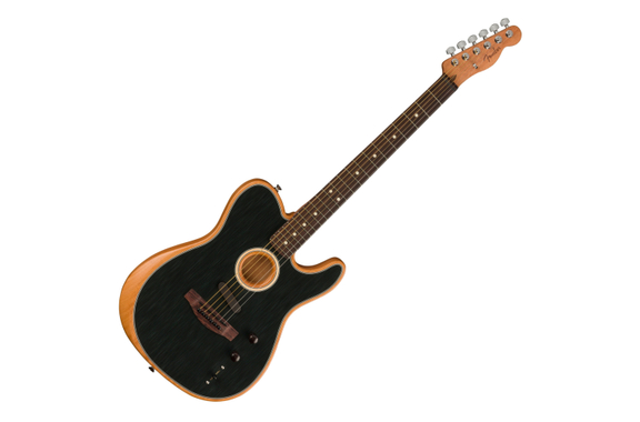 Fender Acoustasonic Player Telecaster Brushed Black image 1