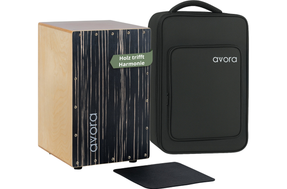 Set Sac Avora Cajon Black Zebra image 1