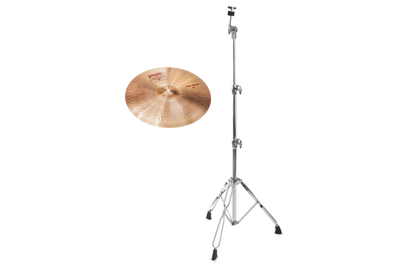 Paiste 2002 16" Thin Crash + soporte recto para platillos SET image 1
