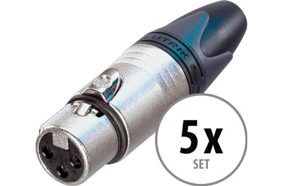 Neutrik NC3FXX Presa XLR female Confezione da 5 image 1