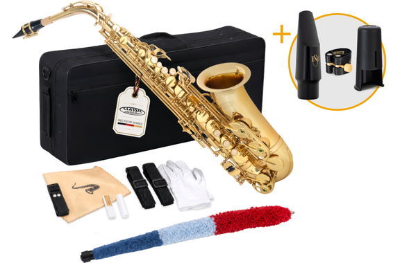 Classic Cantabile Winds AS-450 Eb Saxophone Alto ESM Set image 1