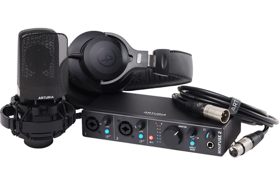 Arturia MiniFuse Recording Pack Black image 1
