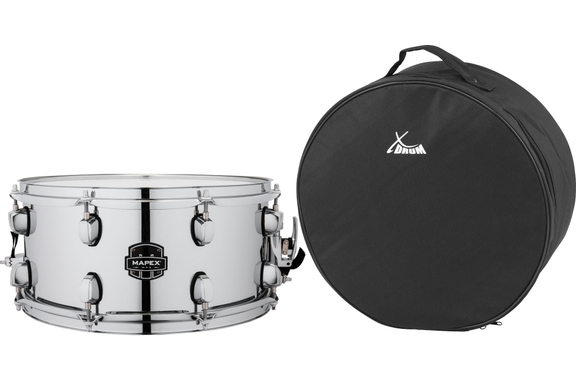 Mapex MPX Steel Snare Drum 14"x6,5" Chrome Set image 1