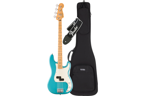 Fender Player II Precision Bass MN Aquatone Blue Set image 1