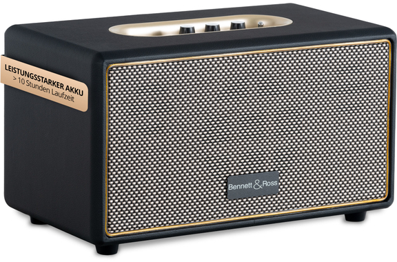 Bennett & Ross BB-860A BK Blackmore Bluetooth Akku Lautsprecher Schwarz image 1
