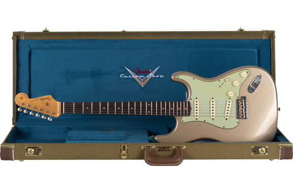 Fender Custom Shop 1959 Stratocaster Journeyman Relic Aged Shoreline Gold image 1