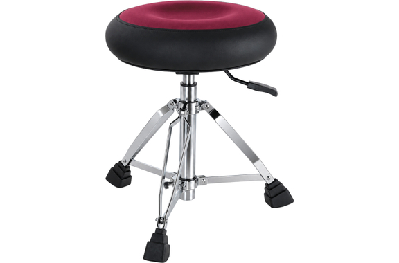 XDrum Drum Throne Pneumatic Donut Red image 1