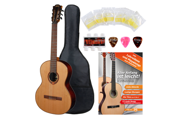 LAG OC118 Occitania 118 4/4 Chitarra Classica Starter Set image 1