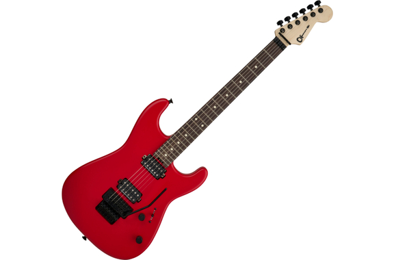 Charvel Pro-Mod San Dimas Style 1 HH FR RW Satin Ferrari Red image 1