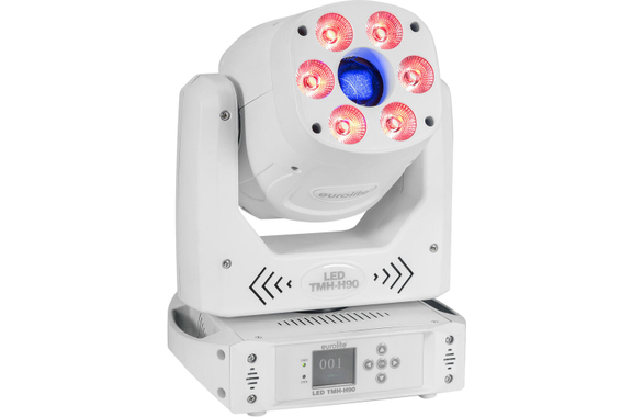 Eurolite LED TMH-H90 Hybrid Moving-Head Spot/Wash COB White image 1