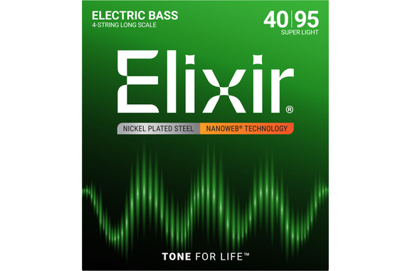 Elixir 14002 Electric Bass Nanoweb Long Scale Super Light image 1