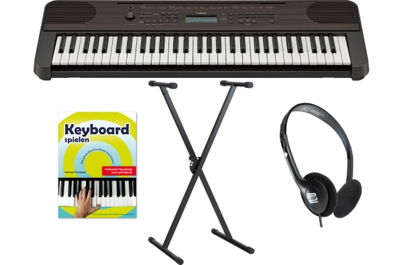 Yamaha PSR-E360 DW Keyboard Dark Walnut Set image 1